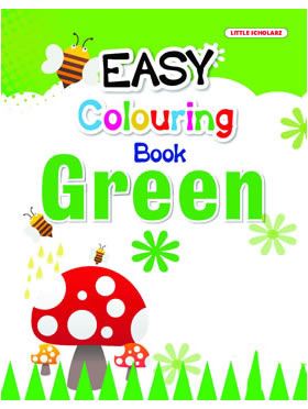 Little Scholarz Easy Colouring Book (Green)